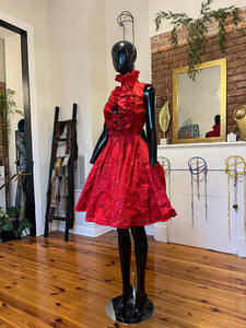 odRunway Open Bust Blossom Midi Dress
