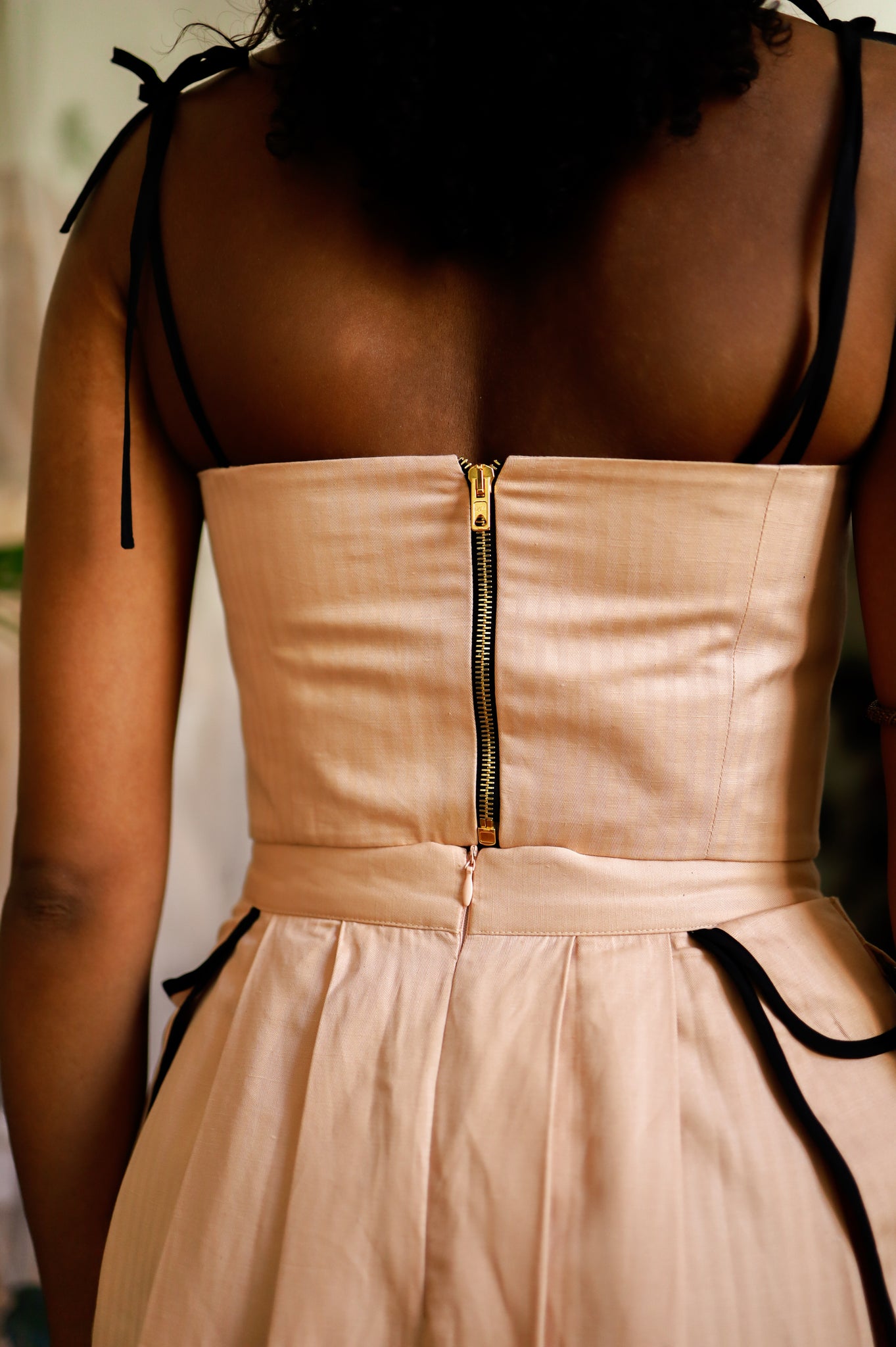 Nightdream Blush Cropped Bustier