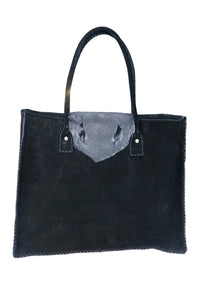Stingray & Suede Oversized Mraba Tote