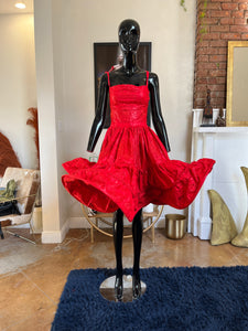 odRunway Backless Bloom Mini Dress