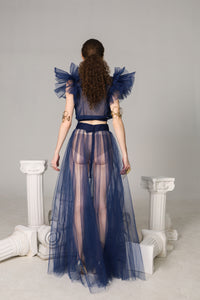 Whisper Tulle Godet Skirt