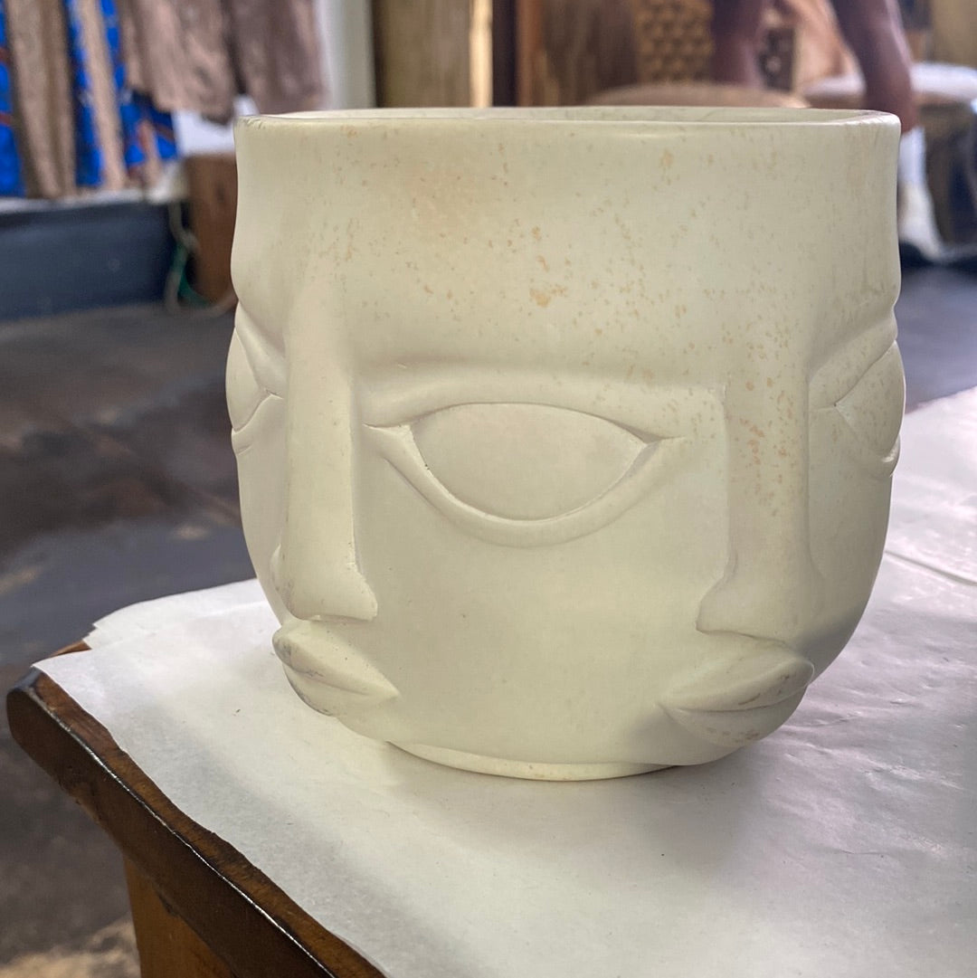 Kisii Soap Stone Face Cup