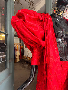 Ruby Embellished Grand Coat