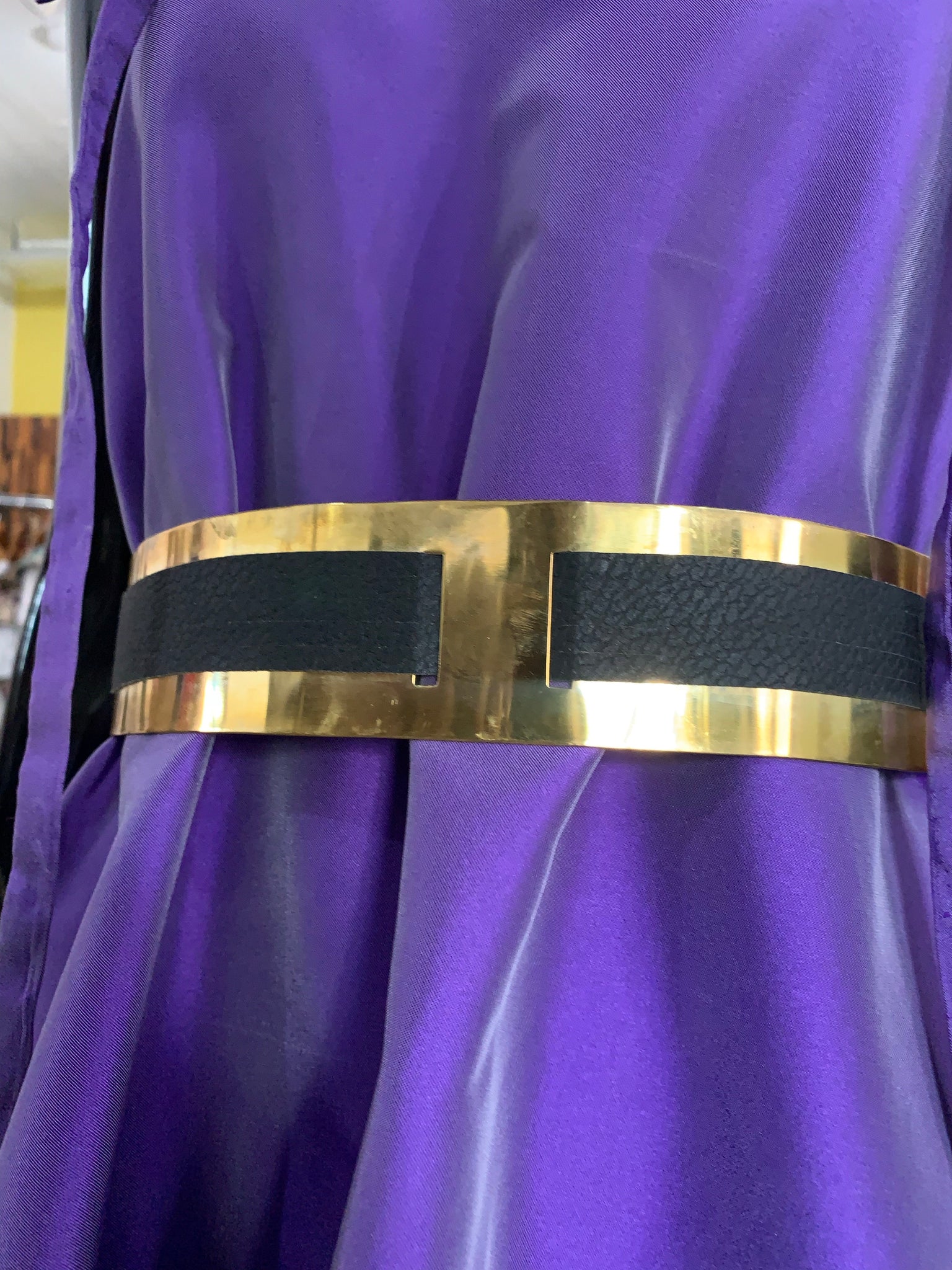 Woven Brass Tassel Belt