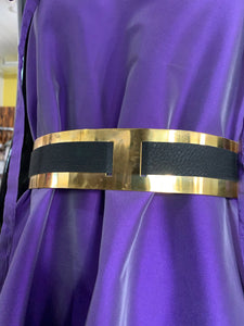 Woven Brass Tassel Belt